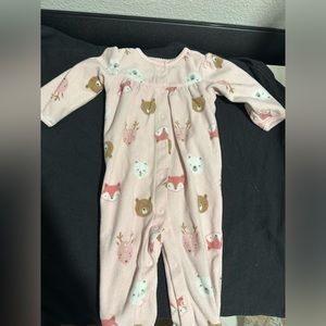 Carters Fleece Button Pajamas